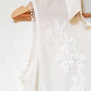 Ivory Button-Down Blouse